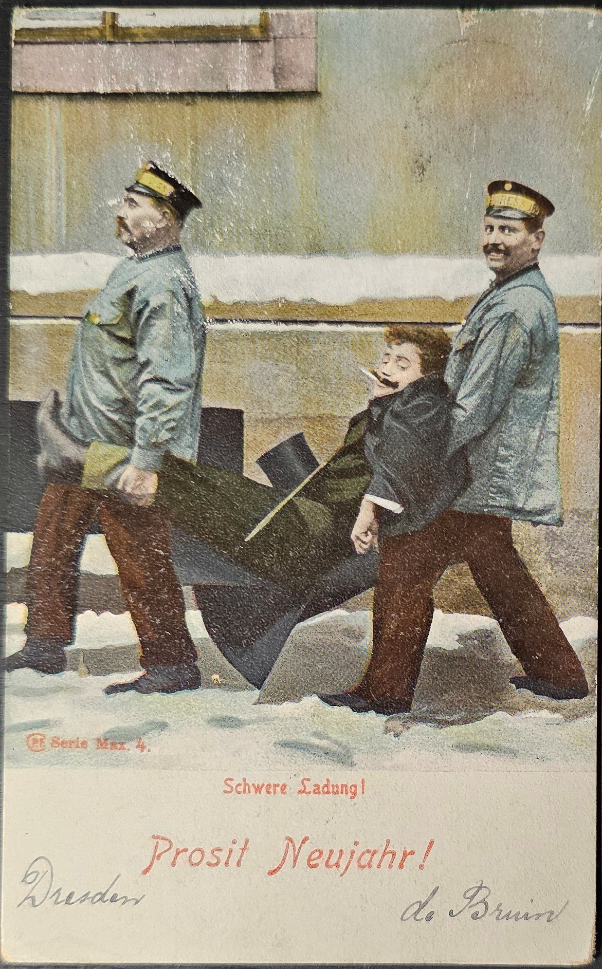 (image for) postcard New Year #0010